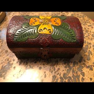 Wood Jewelry Trinket MISC Box